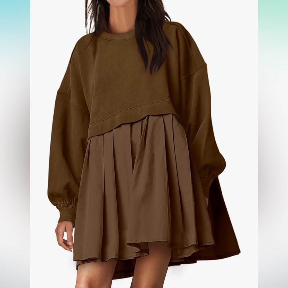 ANRABESS Sweatshirt Dress